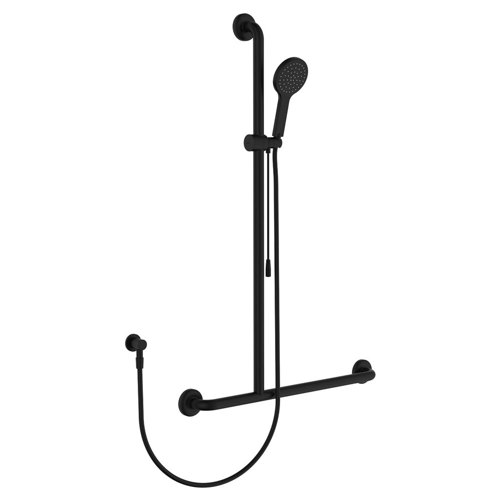 Hustle Care Inverted T Rail Shower with Push/Pull Slider