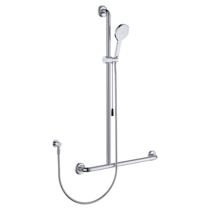 Luciana Care Inverted T Rail Shower with Push/Pull Slider