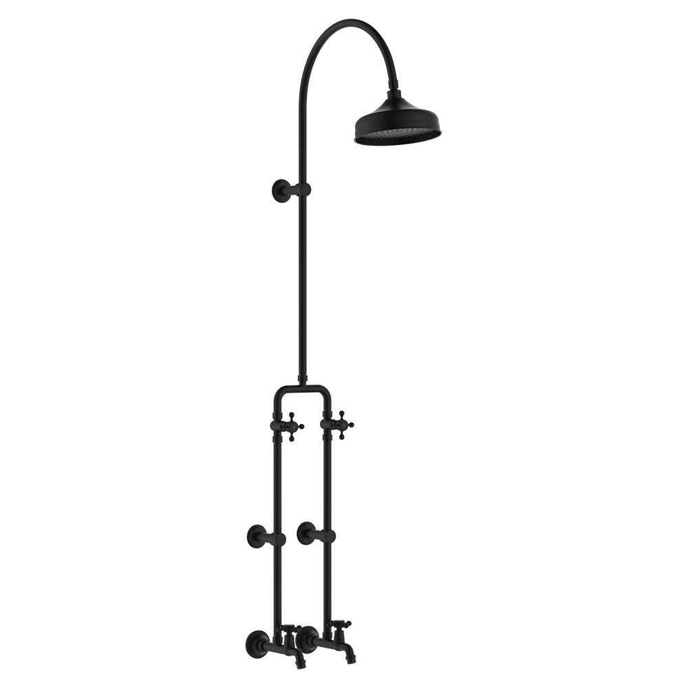 Lillian Exposed Rail Shower & Bath Set