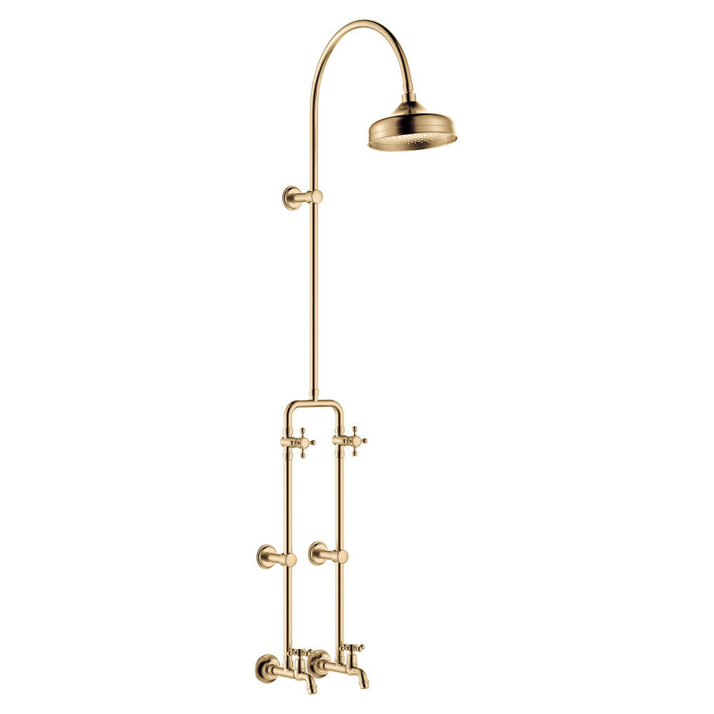 Lillian Exposed Rail Shower & Bath Set