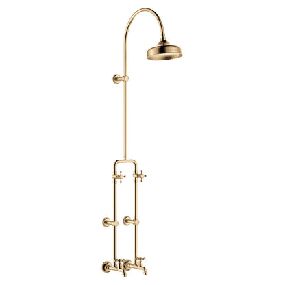 Lillian Exposed Rail Shower & Bath Set