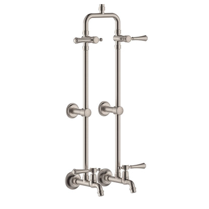 Lillian Lever Exposed Rail Shower & Bath Set