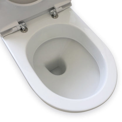 RAK Moon Back-to-Wall Toilet Suite, Gloss White