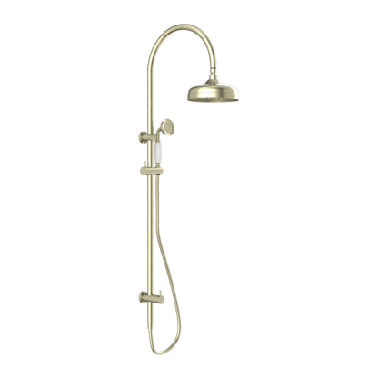 York Twin Shower | White Porcelain Hand Shower