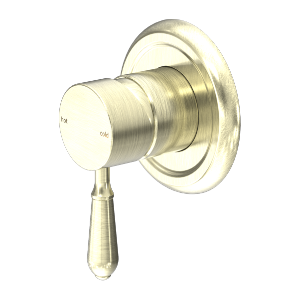 NERO York Shower Mixer with Metal Lever