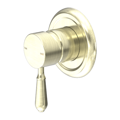 NERO York Shower Mixer with Metal Lever