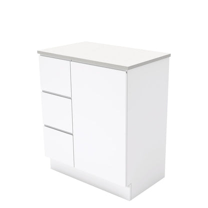 Fingerpull Cabinets Wall-Hung or Kickboard Gloss White