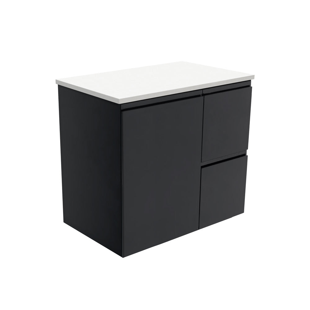 Fingerpull Cabinets Wall-Hung or Kickboard Satin Black