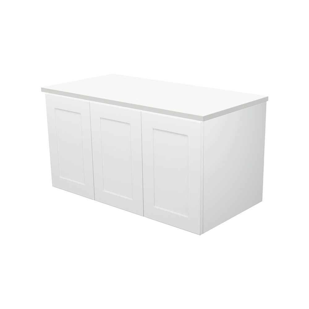 Mila Cabinets Wall-Hung or Kickboard Satin White