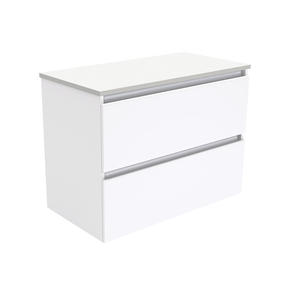 Quest Cabinets Wall-Hung or Kickboard Gloss White