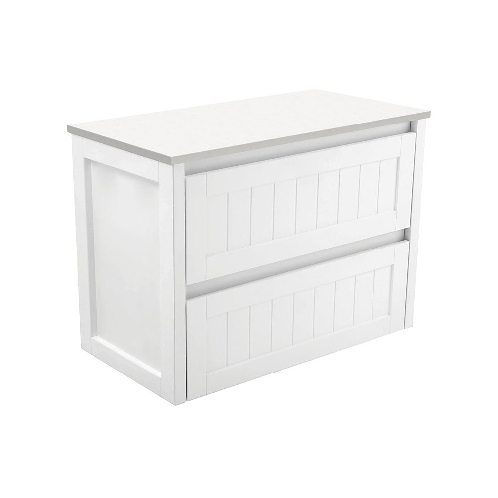 Hampton Cabinet Wall-Hung or Kickboard Satin White