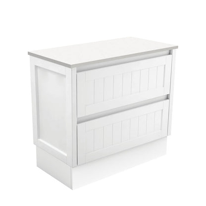 Hampton Cabinet Wall-Hung or Kickboard Satin White