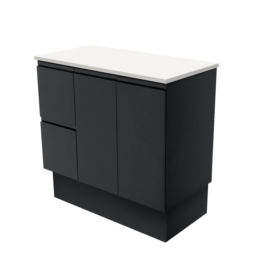 Fingerpull Cabinets Wall-Hung or Kickboard Satin Black