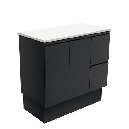 Fingerpull Cabinets Wall-Hung or Kickboard Satin Black