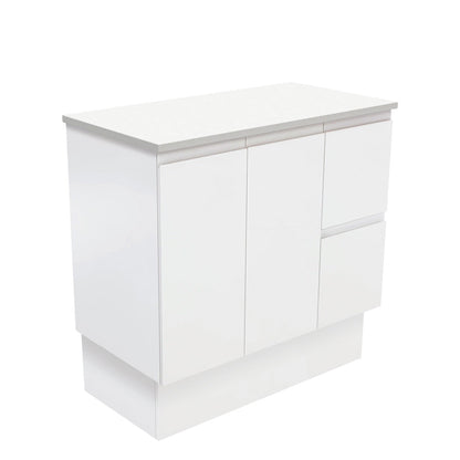 Fingerpull Cabinets Wall-Hung or Kickboard Satin White