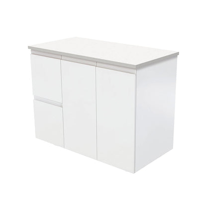 Fingerpull Cabinets Wall-Hung or Kickboard Satin White