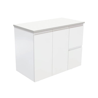 Fingerpull Cabinets Wall-Hung or Kickboard Satin White