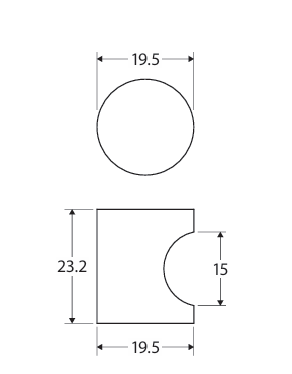 Kaya Point Knob (Handle)