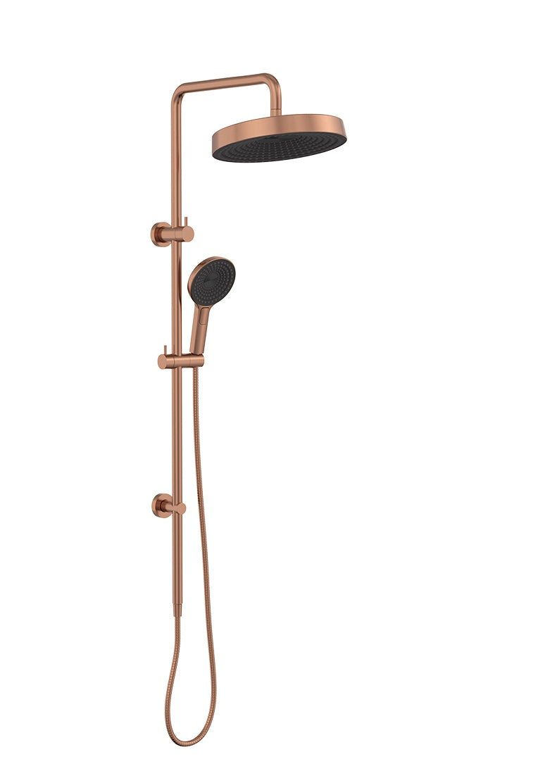 Kuro Twin Shower, Round Head