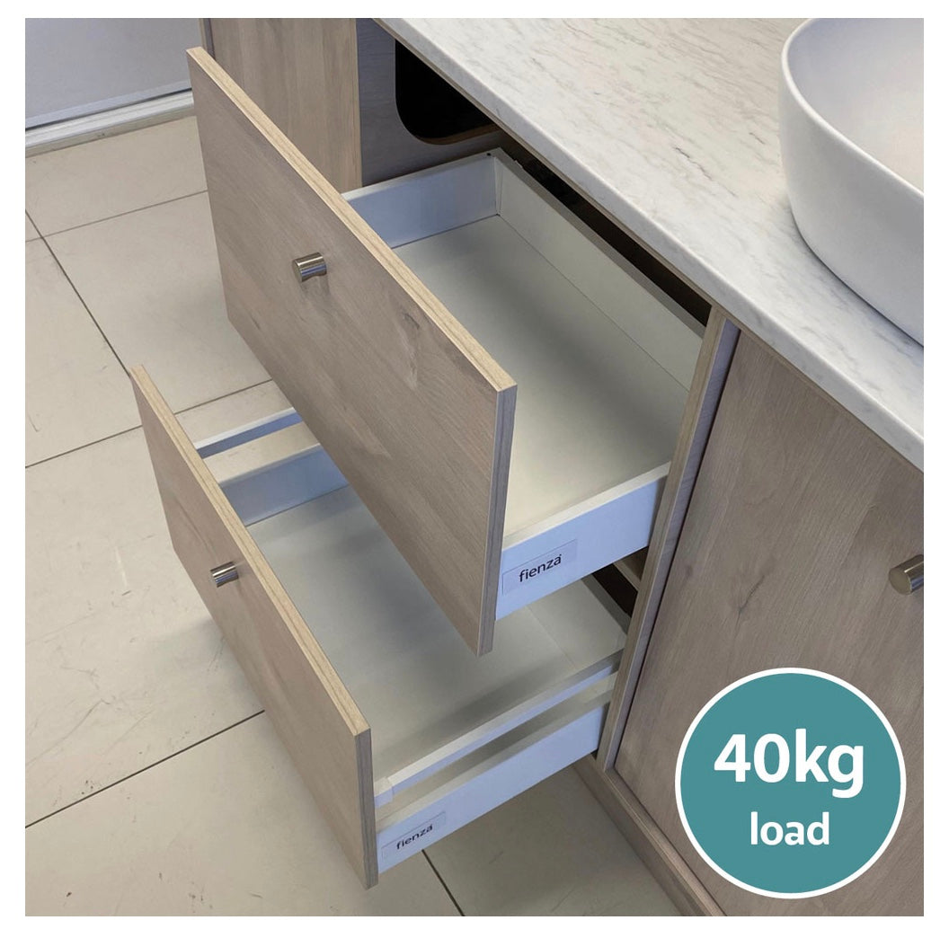 Carmen All Drawer 1800 Double Bowl Wall Hung Vanity