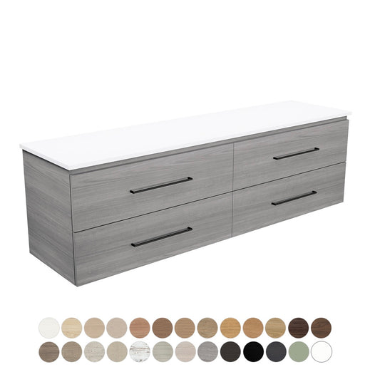 Carmen All Drawer 1800 Single Bowl Wall Hung Vanity