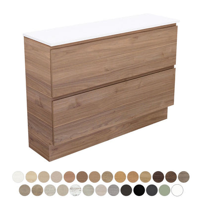 Carmen Ensuite All Drawer 1200 Floor Standing Vanity