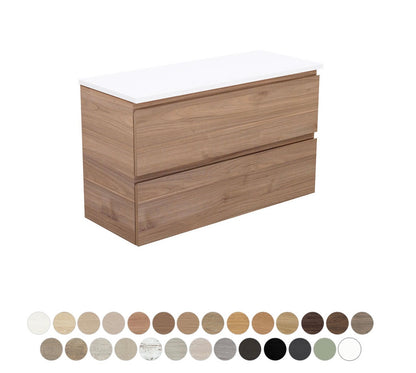 Carmen Ensuite All Drawer 900 Wall Hung Vanity
