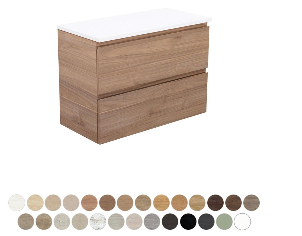 Carmen Ensuite All Drawer 750 Wall Hung Vanity