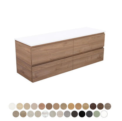 Carmen All Drawer 1500 Single Bowl Wall Hung Vanity