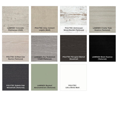 Carmen All Drawer 1200 Double Bowl Floor Standing Vanity