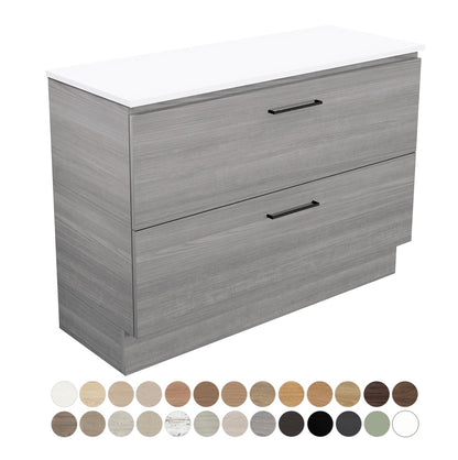 Carmen All Drawer 1200 Single Bowl Floor Standing Vanity
