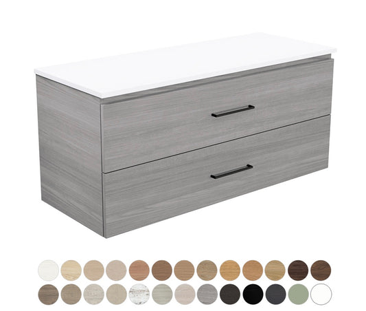 Carmen All Drawer 1200 Single Bowl Wall Hung Vanity