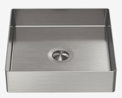 Opal Square 400mm Stainless Steel Basin