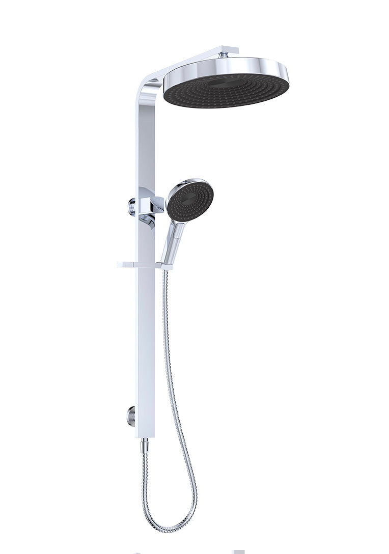 Kuro Deluxe Twin Shower Round Head