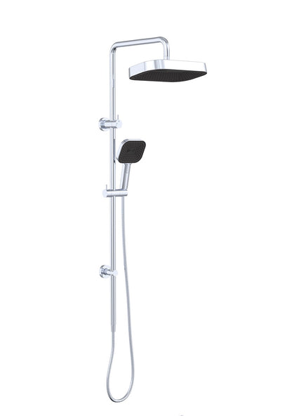 Kuro Twin Shower, Soft Square Head