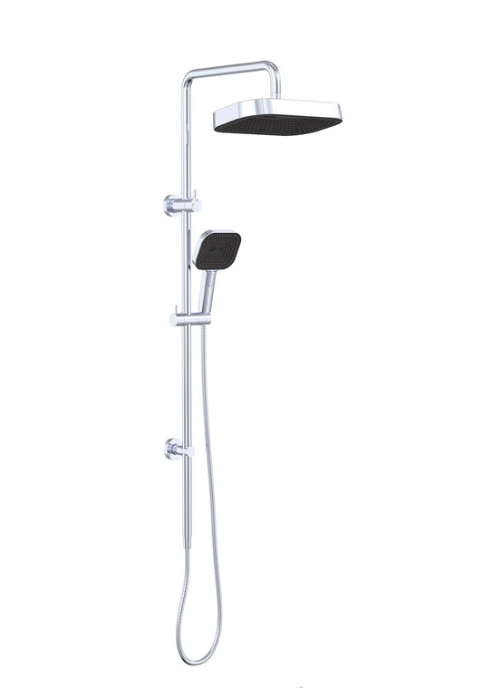 Kuro Twin Shower, Soft Square Head