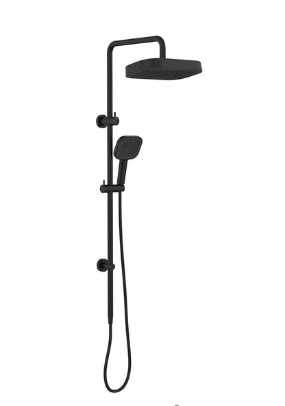 Kuro Twin Shower, Soft Square Head