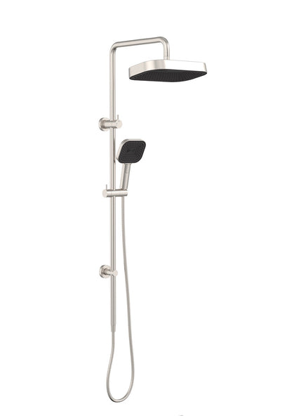 Kuro Twin Shower, Soft Square Head