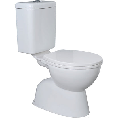 Stella Adjustable Link Toilet Suite, Gloss White