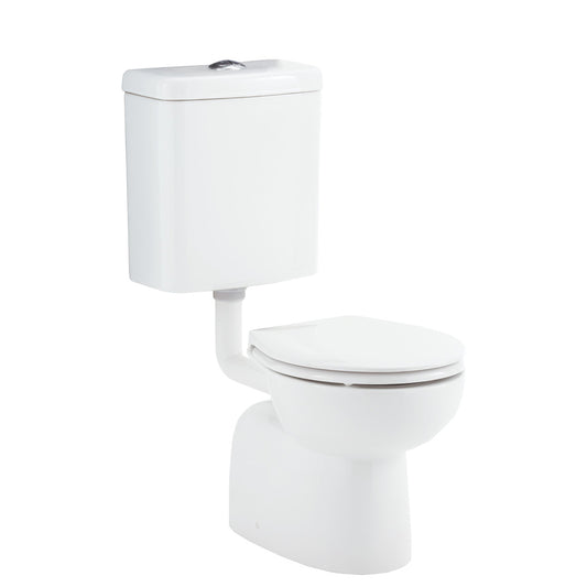 Stella Junior Adjustable Link Toilet Suite, Gloss White