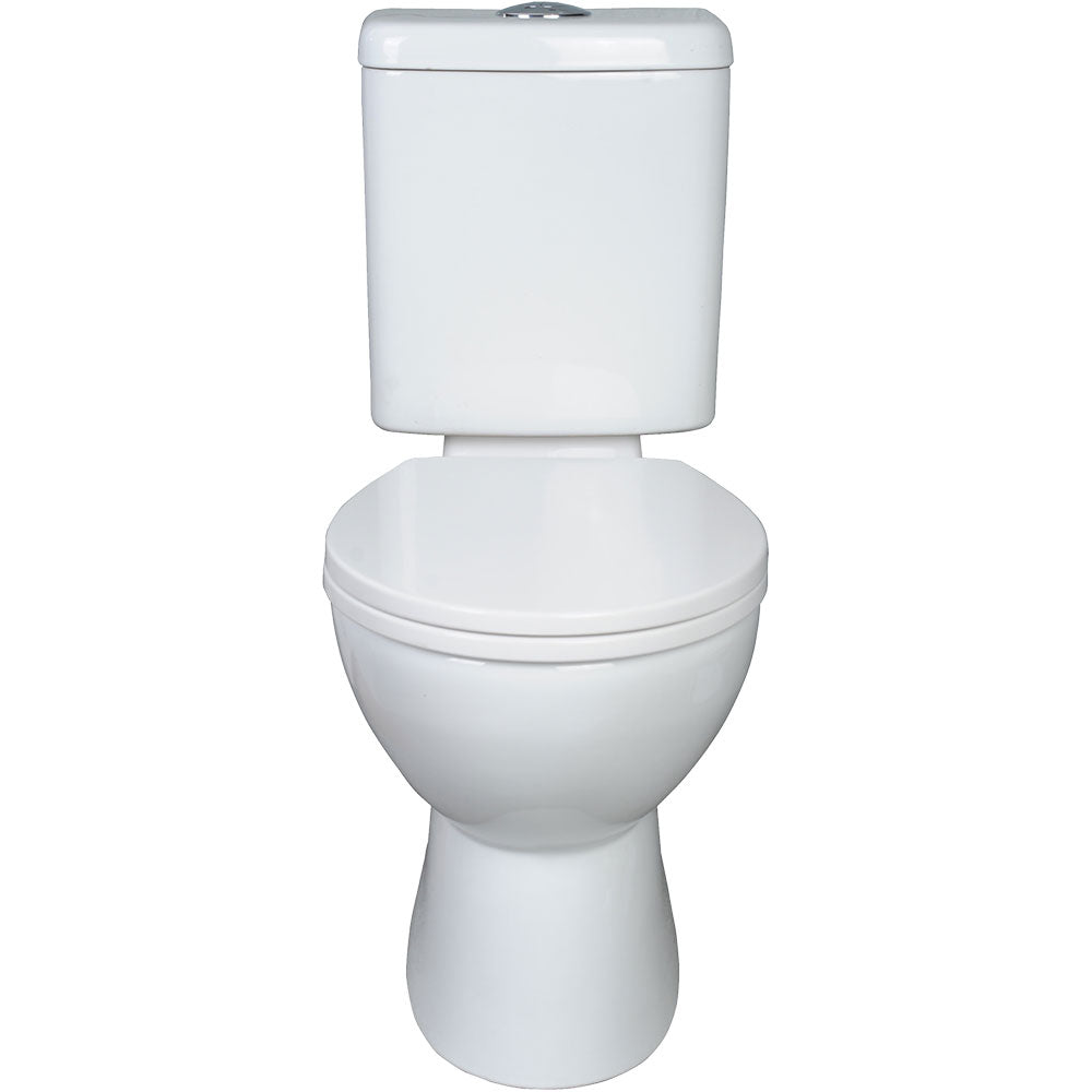 Stella Adjustable Link Toilet Suite, Gloss White