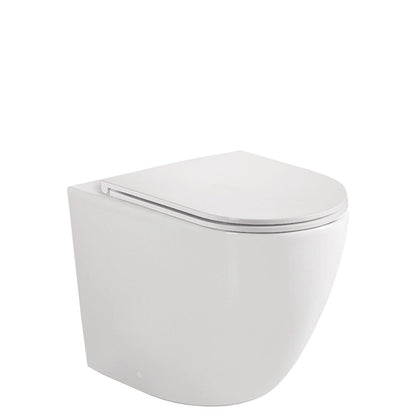 Koko Tornado Flush Wall-Faced Toilet Suite with Slim Seat