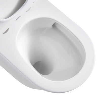 Koko Tornado Flush Wall-Faced Toilet Suite with Slim Seat