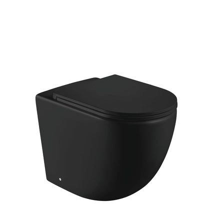 Koko Tornado Flush Wall-Faced Toilet Suite with Slim Seat