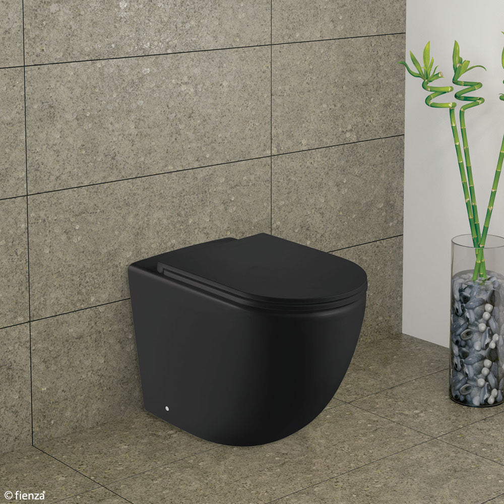 Koko Tornado Flush Wall-Faced Toilet Suite with Slim Seat