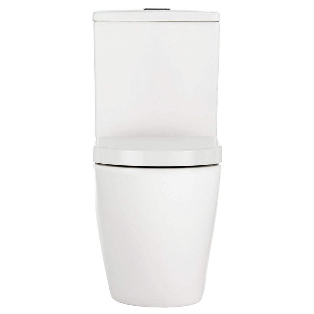 Koko Tornado Flush Back-to-Wall Toilet Suite, Gloss White