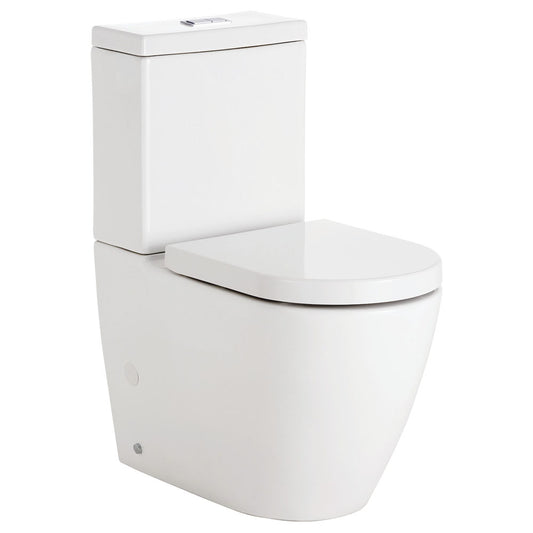 Empire Back-to-Wall Toilet Suite, Gloss White