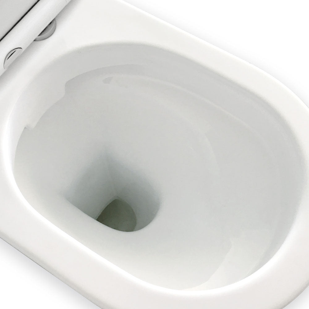 Delta Back-to-Wall Toilet Suite, Gloss White