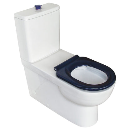 Stella Care Back-to-Wall Toilet Suite, Gloss White