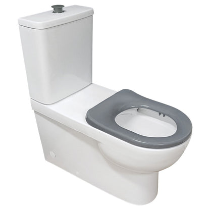 Stella Care Back-to-Wall Toilet Suite, Gloss White